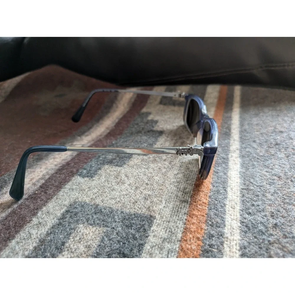 Coach Eyeglasses Frames Only 5489 Denim Taupe Glitter Gradient Floral HC 6142